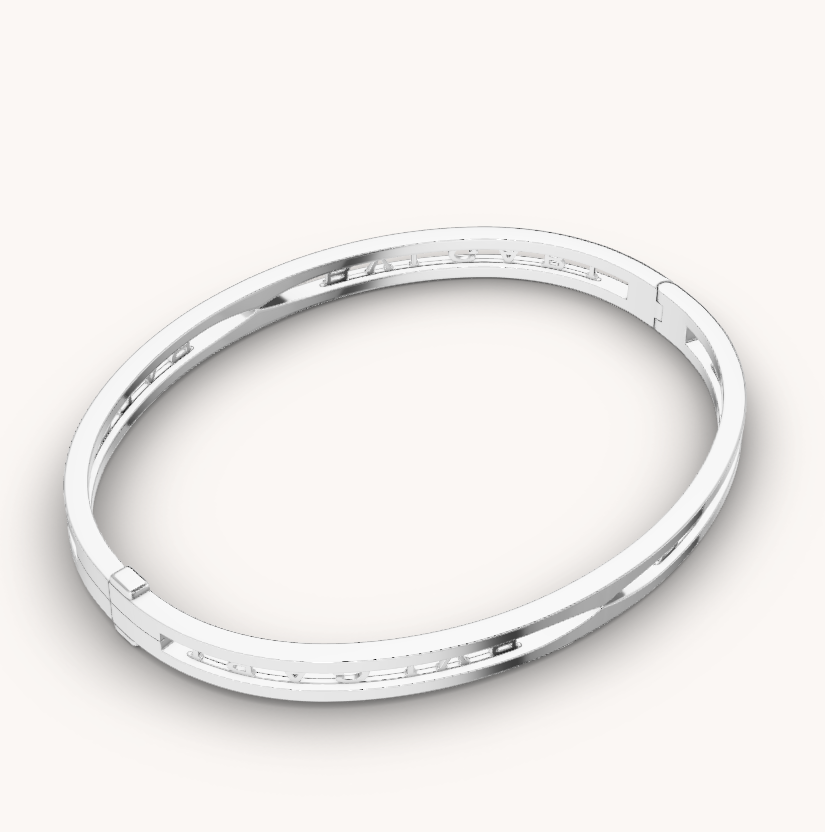 [BloomBling]ZERO 1 スパイラルロゴ シルバーブレスレット