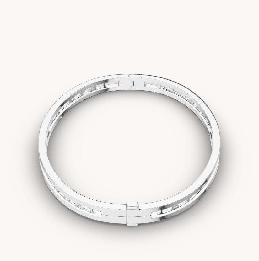 [BloomBling]ZERO 1 スパイラルロゴ シルバーブレスレット