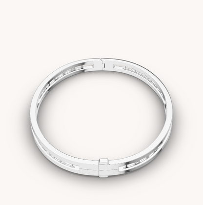 [BloomBling]ZERO 1 スパイラルロゴ シルバーブレスレット