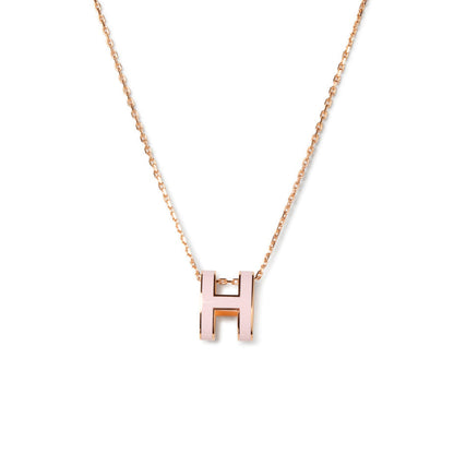 [BloomBling]POP H PEDANT PINK GOLD