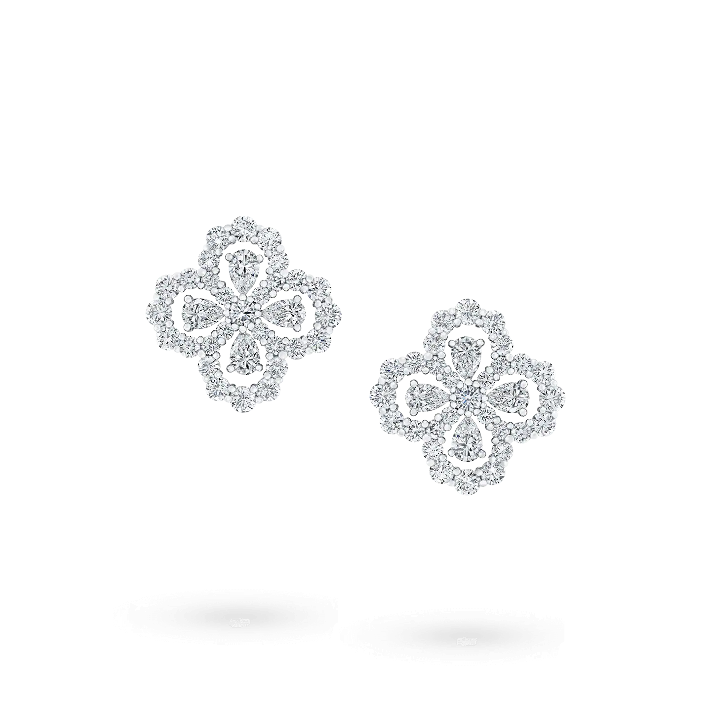 [BloomBling]ループイヤリング フルモチーフ ダイヤモンド 16mm